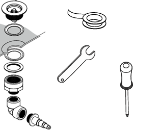 TAL-I-Conjunto de herramientas y materiales suministrados con Gardentub